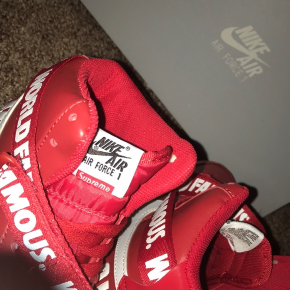 “SUPREME” Nike Air Force 1 world famous - Picture 4 of 5